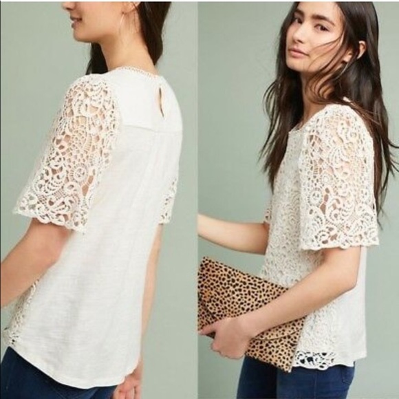 Anthropologie Tops - Eri + Ali (Anthropologie) Suzy Crochet too